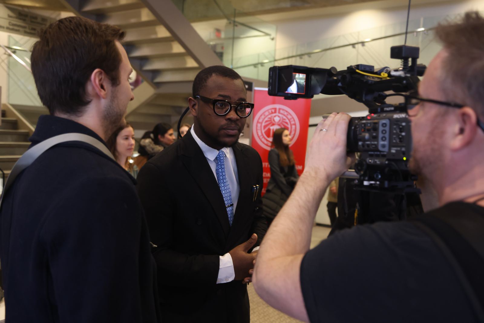 Media recording at event